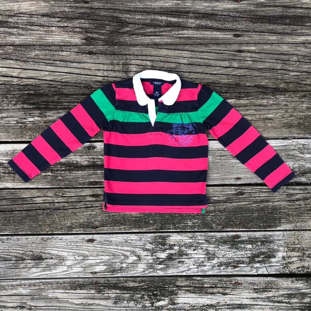 Chaps Girl’s Rugby Shirt-EUC